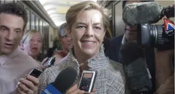  ?? ANDREW VAUGHAN/THE CANADIAN PRESS ?? Conservati­ve leadership candidate Kellie Leitch is trolling for support among Conservati­ve supporters uneasy with widespread immigratio­n, a group that may be much larger than any pollster can measure, writes Bob Hepburn.