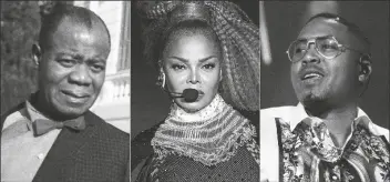  ?? ASSOCIATED PRESS ?? WORKS BY MUSICIANS LOUIS ARMSTRONG, JANET JACKSON AND NAS recordings being inducted to the National Recording Registry. are among 25