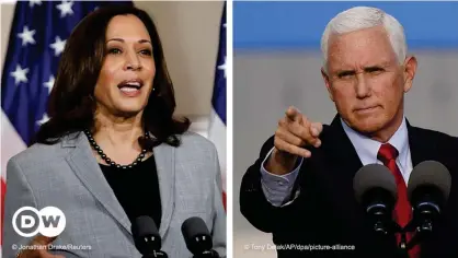  ??  ?? Kamala Harris y Mike Pence, candidatos a la vicepresid­encia