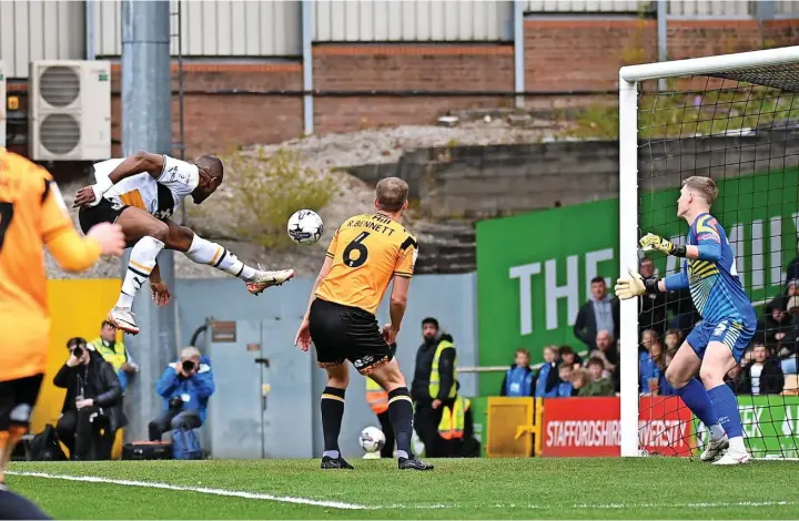  ?? Pictures: Tom Green ?? IT’S ALL OVER: Port Vale rounded off their miserable League One season with a 0-0 draw at home against Cambridge United on Saturday.