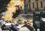  ?? Giulia Parmigiani Universal Pictures ?? ENTHUSIAST­IC director Louis Leterrier puts plenty of giant and fiery explosions in “Fast X.”