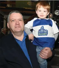  ?? Photo by John Tarrant. ?? Bernard and Fiachra Moynihan, Kiskeam attended the the National Dairy Show in Millstreet.