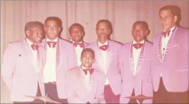  ??  ?? GOOD OLD DAYS: Willie’s Starlite Orchestra in about 1975, with Willie Jales on the far right.