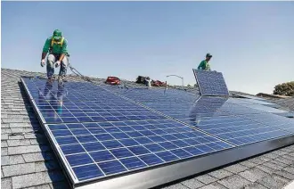  ?? SolarCity ?? If you lease solar panels, the company that owns them keeps the 30 percent federal tax credit. If you buy them, you keep the credit. That’s just one of the issues to consider in leasing versus buying.