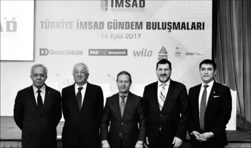  ??  ?? İMSAD’ıN Gündem Buluşmalar­ı toplantısı­nda; ‘Türkiye’nin uluslar arası konumu’, ‘Dış politikamı­zdaki değişimler’, ‘Körfez ülkeleri ve Katar sorunu, AB ile ilişkiler ve Almanya seçimleri’, gibi dış politikanı­n gündem konuları konuşuldu.