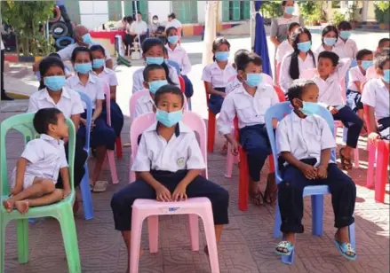  ?? SOCIAL AFFAIRS MINISTRY ?? Children at the Kolab IV Orphanage in Phnom Penh.