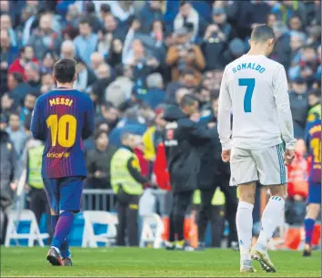  ?? FOTO: PEP MORATA ?? Sin Leo Messi y Cristiano Ronaldo, el de mañana en el Camp Nou será un Clásico atípico