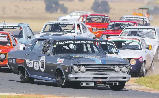  ?? Picture: Racepics ?? GIRL POWER. Paige Lindenberg (1968 Ford Fairlane) should be a front runner in Saturday’s Marlboro Crane Hire races for Pre-1980 Saloons at the Dezzi Raceway.