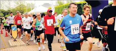  ??  ?? n PUT ON YOUR TRAINERS: The Stockely Park 10k run has been a popular event in recent years