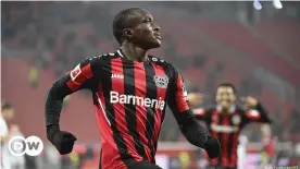  ?? ?? Moussa Diaby has been in fine form for an exciting Bayer Leverkusen side