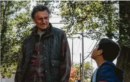  ?? Open Road Films ?? Liam Neeson, left, and Jacob Perez star in “The Marksman.”