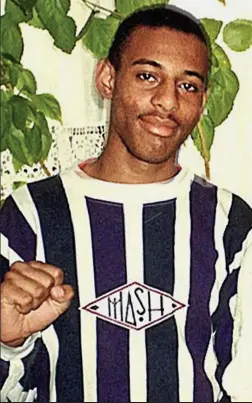  ??  ?? Victim: Stephen Lawrence was murdered in April 1993