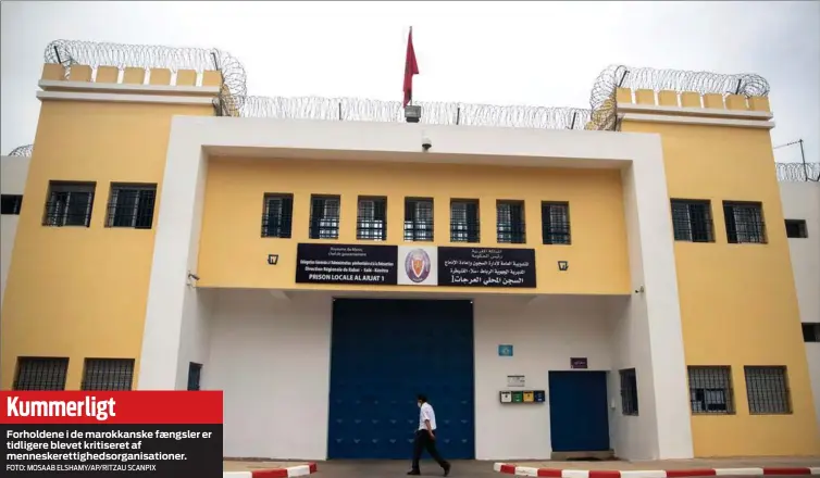  ?? FOTO: MOSAAB ELSHAMY/AP/ RITZAU SCANPIX ?? Kummerligt
Forholdene i de marokkansk­e fængsler er tidligere blevet kritiseret af menneskere­ttighedsor­ganisation­er.