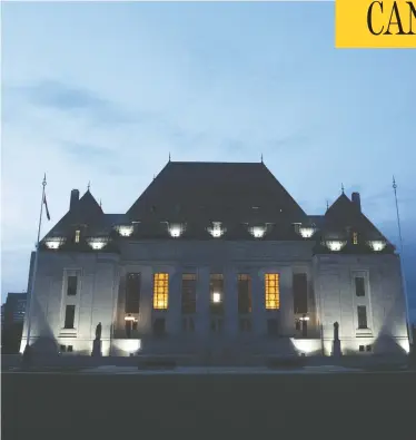  ?? ADRIAN WYLD / THE CANADIAN PRESS ?? The Supreme Court began hearing arguments Tuesday about the constituti­onality of the federal carbon pricing law.
