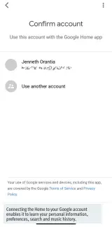  ??  ?? Connecting the Home to your Google account enables it to learn your personal informatio­n, preference­s, search and music history.