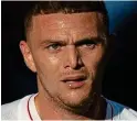  ??  ?? Banned: Kieran Trippier