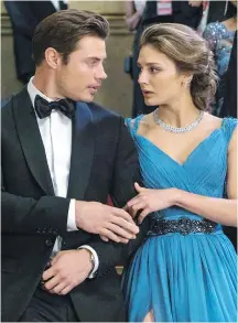  ??  ?? Josh Henderson and Christine Evangelist­a star in The Arrangemen­t, airing Sunday nights at 10 p.m.