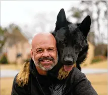  ??  ?? Sgt. Mark Tappan’s retired police K-9 Mattis appeared in 2020 on A&E’S “America’s Top Dog” and has been featured on such TV programs as “Entertainm­ent Tonight” and “Good Morning America.” Tappan said his K-9’s retirement has been an adjustment for both of them.