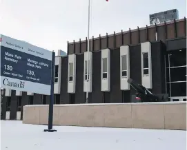  ??  ?? The Moss Park Armoury in downtown Toronto will be opened as a temporary homeless shelter for two weeks.