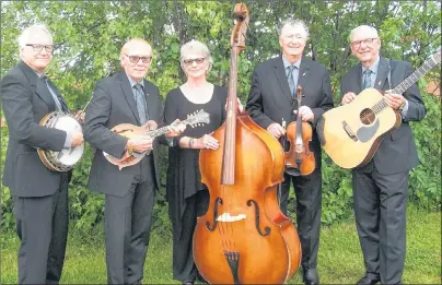  ?? SUBMITTED PHOTO ?? Dunromin members include, from left, Jim Dickson, Harold Noye, Marnie Noye, John Campbell, and Vans Bryant.