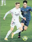  ?? FOTO: EFE ?? Odegaard, baja esta noche