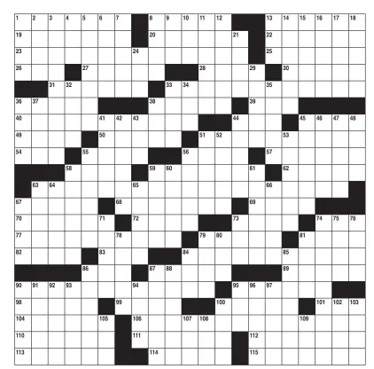 ??  ?? Answers will be printed in next week’s crossword puzzle page.