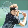  ?? FOTO: AFP ?? Alexander Zverev