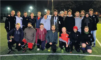  ?? Picture: Jon Kent ?? Bristol Panthers players at a training night