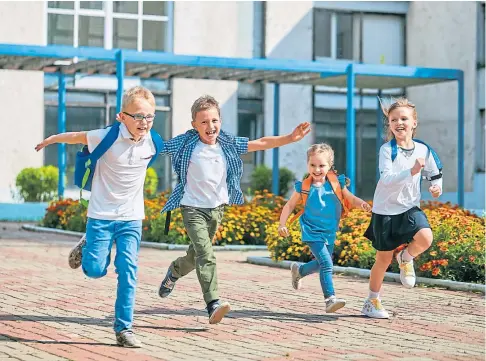 ?? ?? SCHOOL’S OUT: The additional two-day holiday will give children a four-day long weekend at the start of next month.