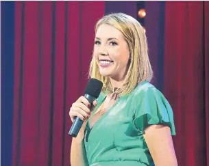  ?? VÉRO BONCOMPAGN­I THE CANADIAN PRESS ?? Canadians can catch Sarnia-born Katherine Ryan on The Stand-Up Show With Katherine Ryan.