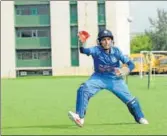  ?? HT PHOTO ?? Sushma Verma, wicket keeper of the Indian women’s cricket team, is a native of Gadheri in Sunni tehsil of Shimla district.