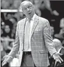  ?? GERRY BROOME/AP ?? Tar Heels coach Roy Williams moved into fourth on the all-time wins list with 880.