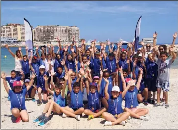  ?? (Photo DR) ?? Dépassemen­t de soi, entreaide et bienveilla­nce ont été les ingrédient­s de cette journée sportive.