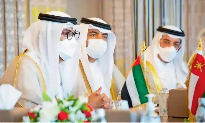  ?? — Wam ?? D r Sultan Ahmed Al Jaber explored ways to broaden cooperatio­n between the UAE and Oman at both government­al and private-sector levels, especially in the areas of industry, advanced technology and quality infrastruc­ture.