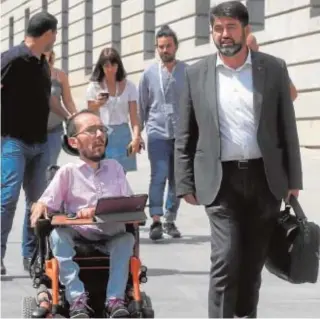  ?? EFE ?? El secretario de Organizaci­ón de Podemos, Pablo Echenique