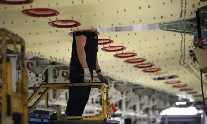  ??  ?? Airbus’s wing production plant in north Wales: the region has a lot to lose if such companies cut their investment­s. Photograph: Oli Scarff/ AFP/Getty Images