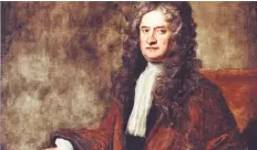 ?? Royal Society / AP ?? Sir Isaac Newton.