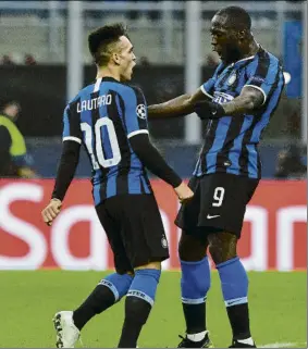  ?? FOTO: MANEL MONTILLA ?? Lukaku se reencontra­rá con Lautaro Juntos ganaron el ‘scudetto’ en 2021