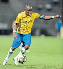  ?? Picture: LEFTY SHIVAMBU/GALLO IMAGES ?? EXTRA HELP: Mamelodi Sundowns skipper Hlompho Kekana knows his team will need luck to take the treble by winning the Nedbank Cup and Absa Premiershi­p title this season.