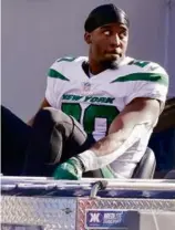  ?? MATT YORK/ASSOCIATED PRESS ?? The Jets lost superb rookie running back Breece Hall for the season with a torn ACL.