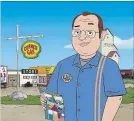  ?? THE CANADIAN PRESS ?? "Corner Gas Animated" reboot is currently on The Comedy Network.