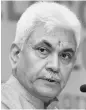  ??  ?? Telecom Minister Manoj Sinha