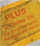  ??  ?? Old oils required different ratios