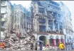  ??  ?? The BMC said that the Grade II heritage building, which falls in the ‘most dangerous’ category, might collapse at any point of time