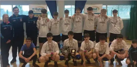  ?? St Michael’s, Listowel, who won the All-Ireland Volleyball Cadets Championsh­ip in KIlkenny last Wednesday. ??