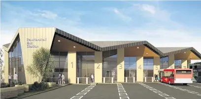  ?? RTB partnershi­p ?? ●● A digital image showing how the new bus station will look in Rawtenstal­l