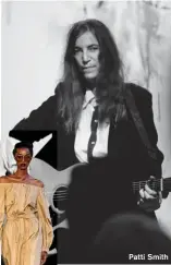  ??  ?? Patti Smith