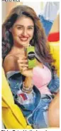  ?? PHOTO: HTCS ?? Disha Patani is the brand ambassador of Nescafé’s ready-to-drink products