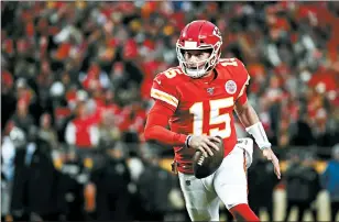  ?? REED HOFFMANN/AP ?? Brady says Chiefs QB Patrick Mahomes possesses a lot of “great traits.”