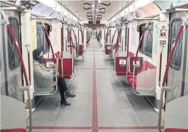  ?? RENÉ JOHNSTON PHOTOS TORONTO STAR ?? Once the lockdown ends, will people want to ride buses and trains as they did in the past, TTC CEO Rick Leary wonders.